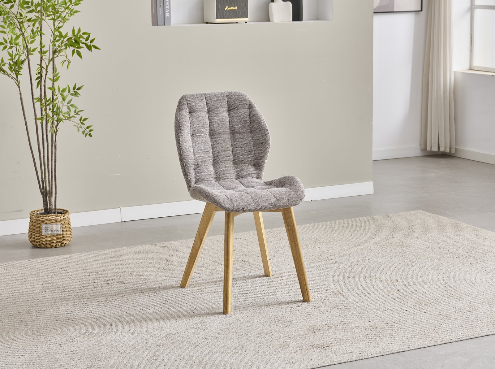 Flex Dining Chair, Brown FUDR1S8W002LL460