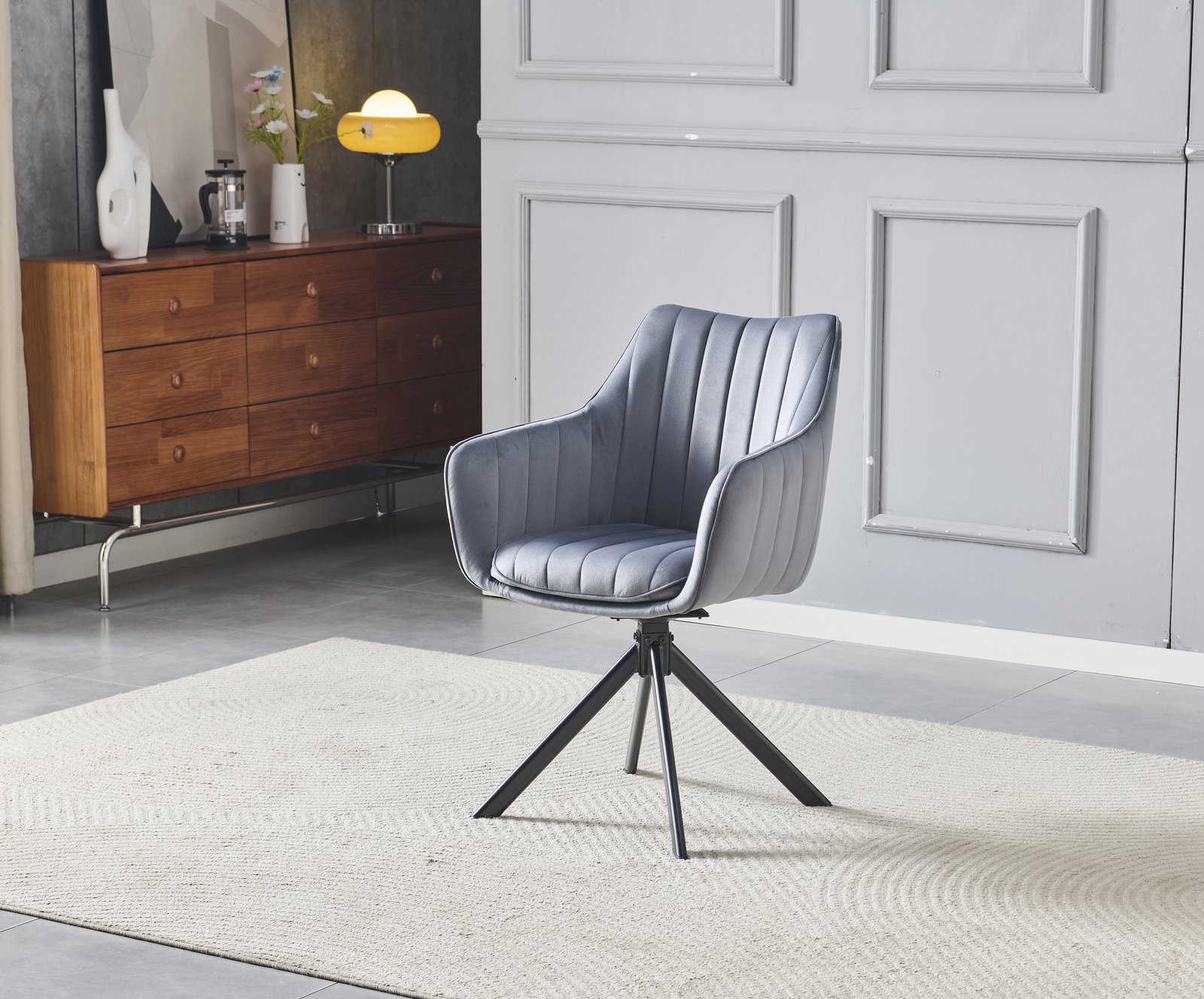 Motion Dining Chair, Grey
